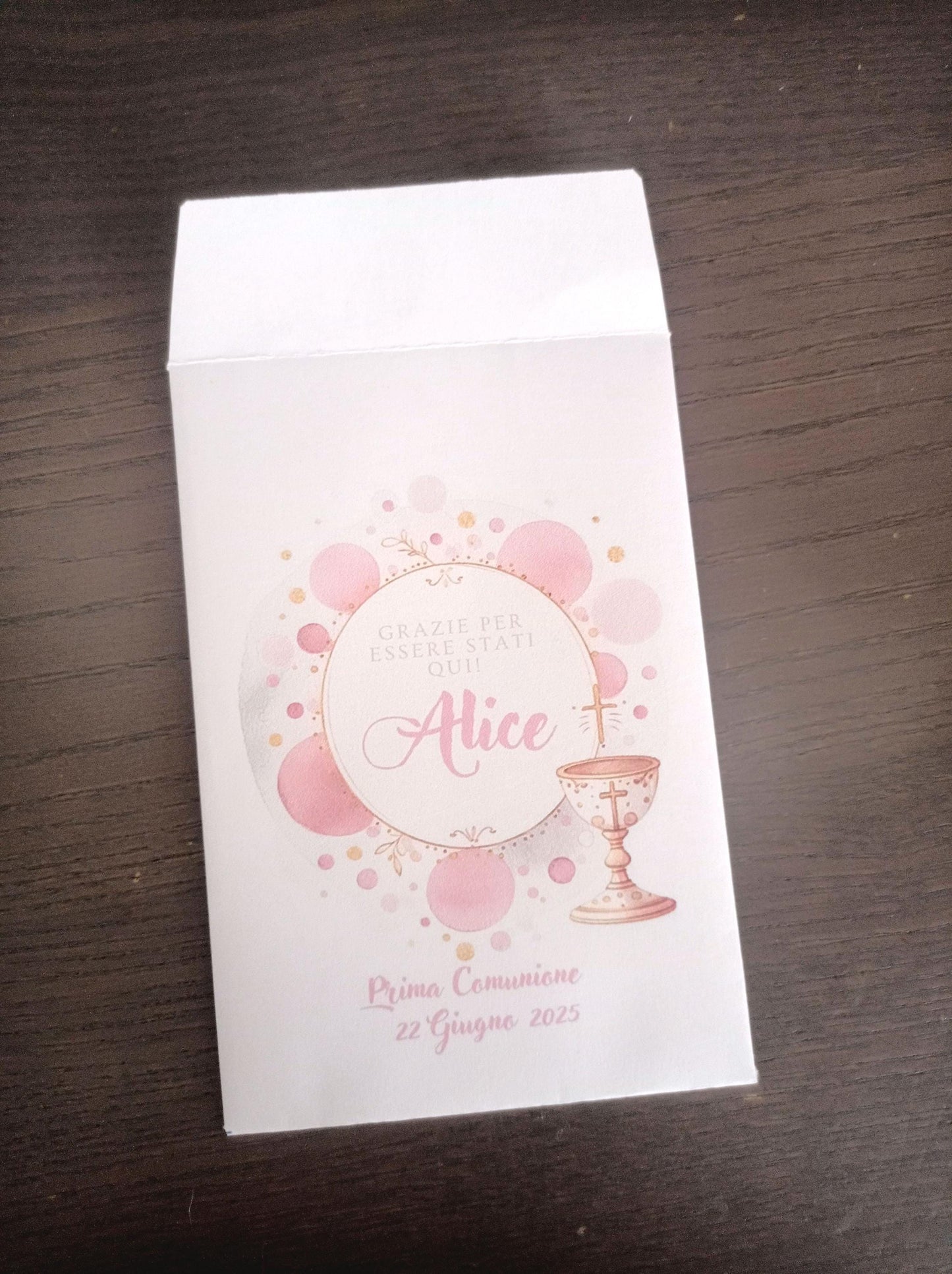 50 sacchetti portaconfetti confettata Prima comunione bambina