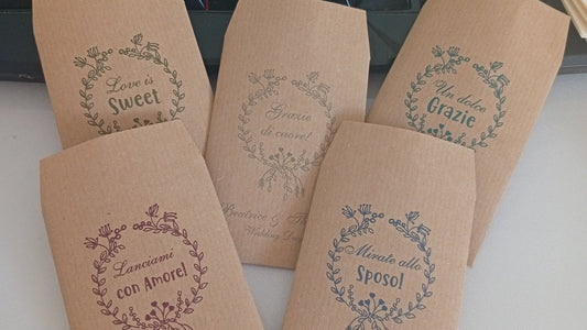 Sacchetti in Carta Kraft per Confettata ed Eventi: Guida all'Allestimento & Personalizzazione Grafica