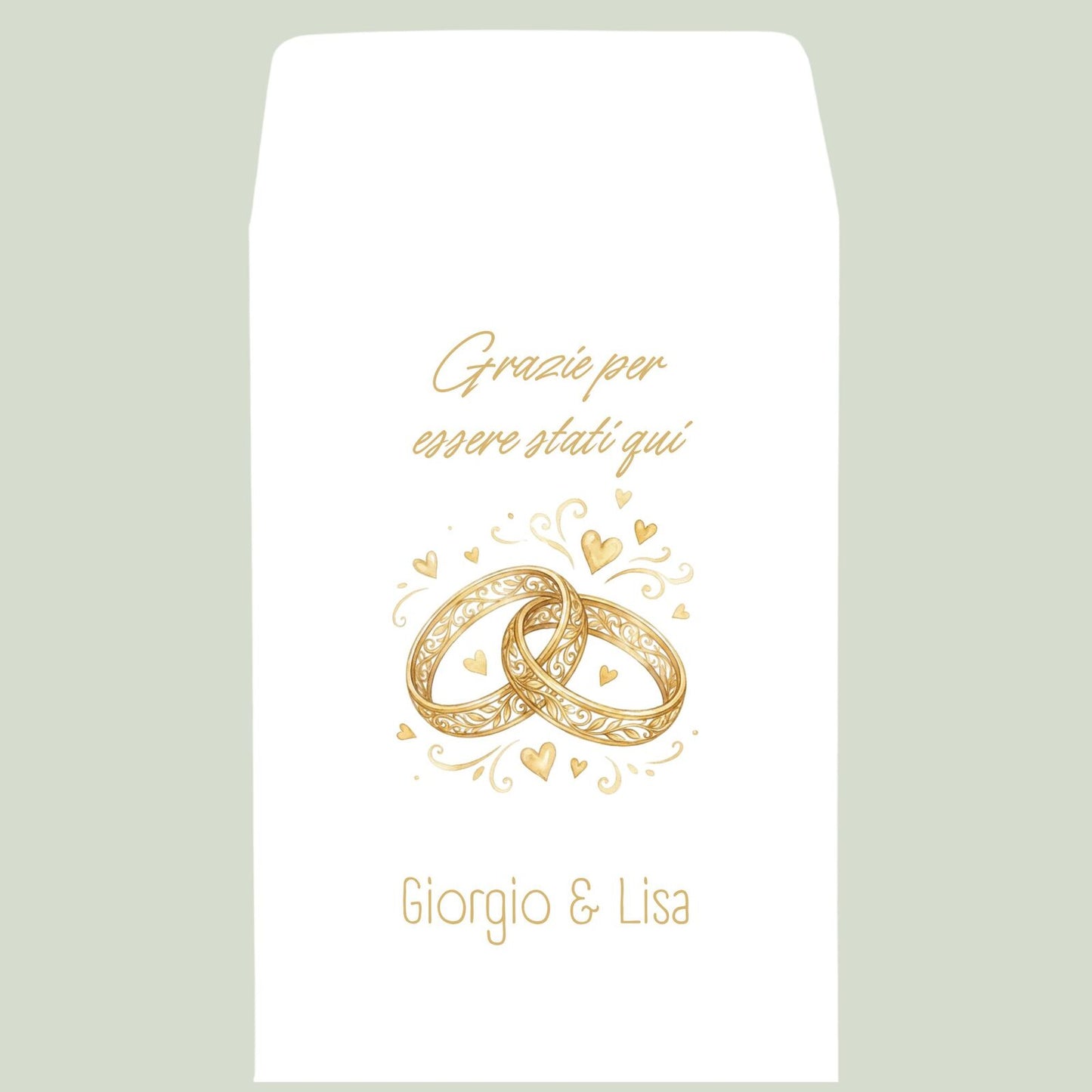 Sacchetti Carta Personalizzati Nozze d'Oro | GoyStudio