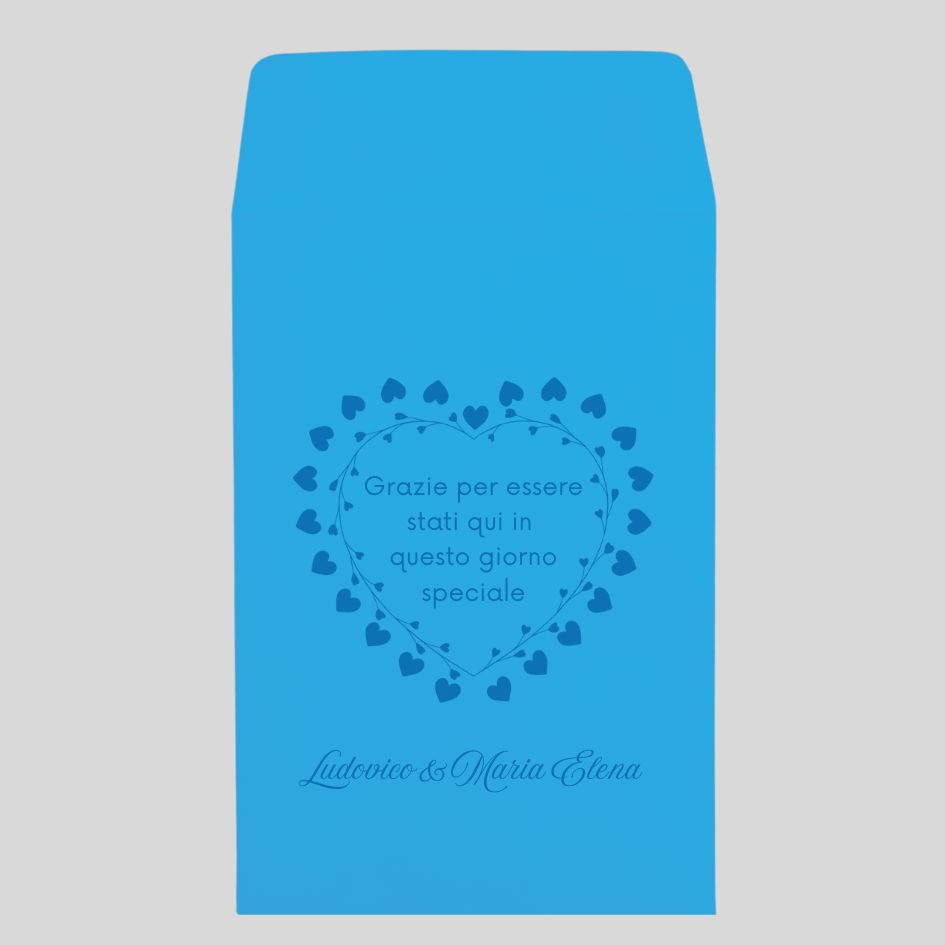 bustina per confetti confettata matrimonio