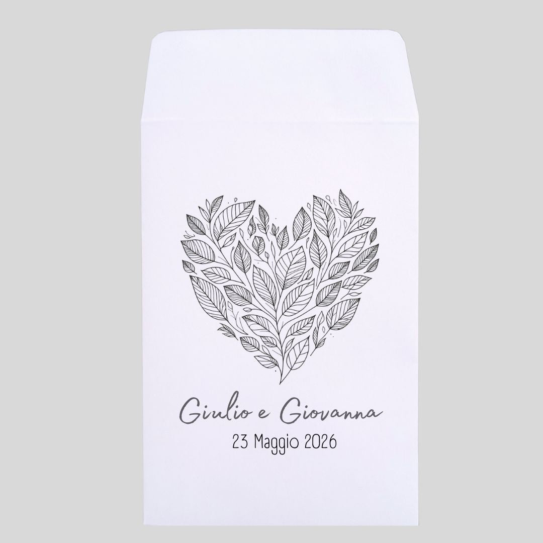 bustina confettata matrimonio personalizzata
