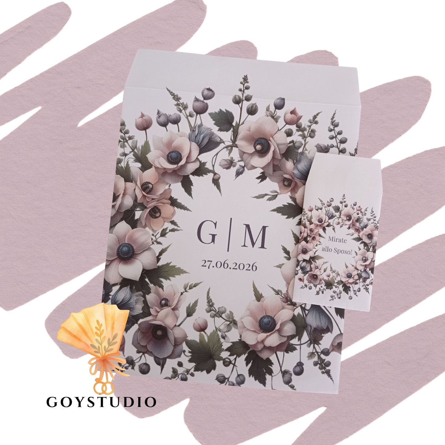 Buste Wedding Bag Personalizzate | Collezione Pastel Bloom