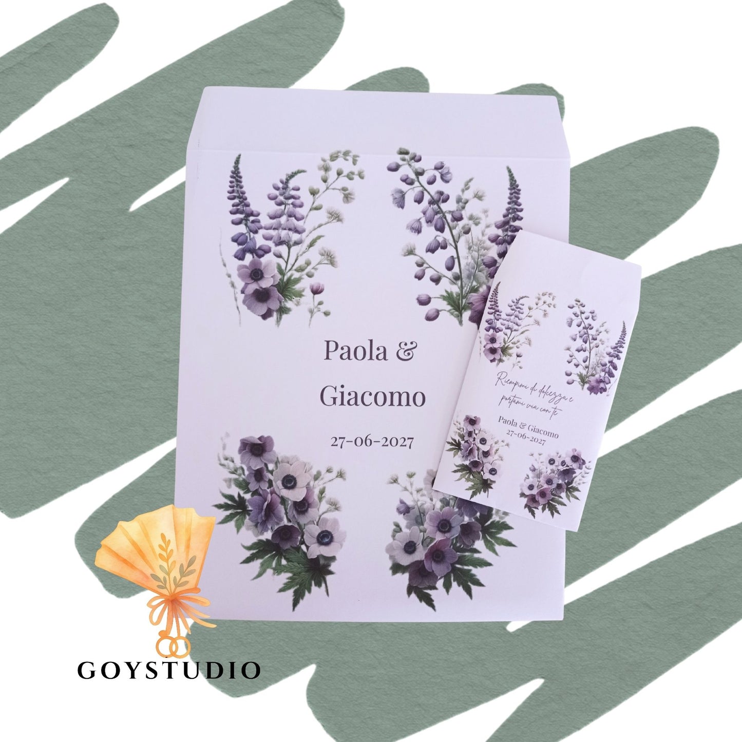Buste Wedding Bag Personalizzate | Collezione Pastel Bloom