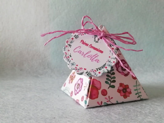 10 Scatoline portaconfetti personalizzate Battesimo Cresima Comunione Compleanno