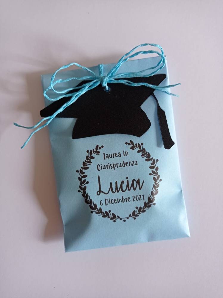 Goystudio 30  Sacchetti bomboniera Laurea Personalizzati