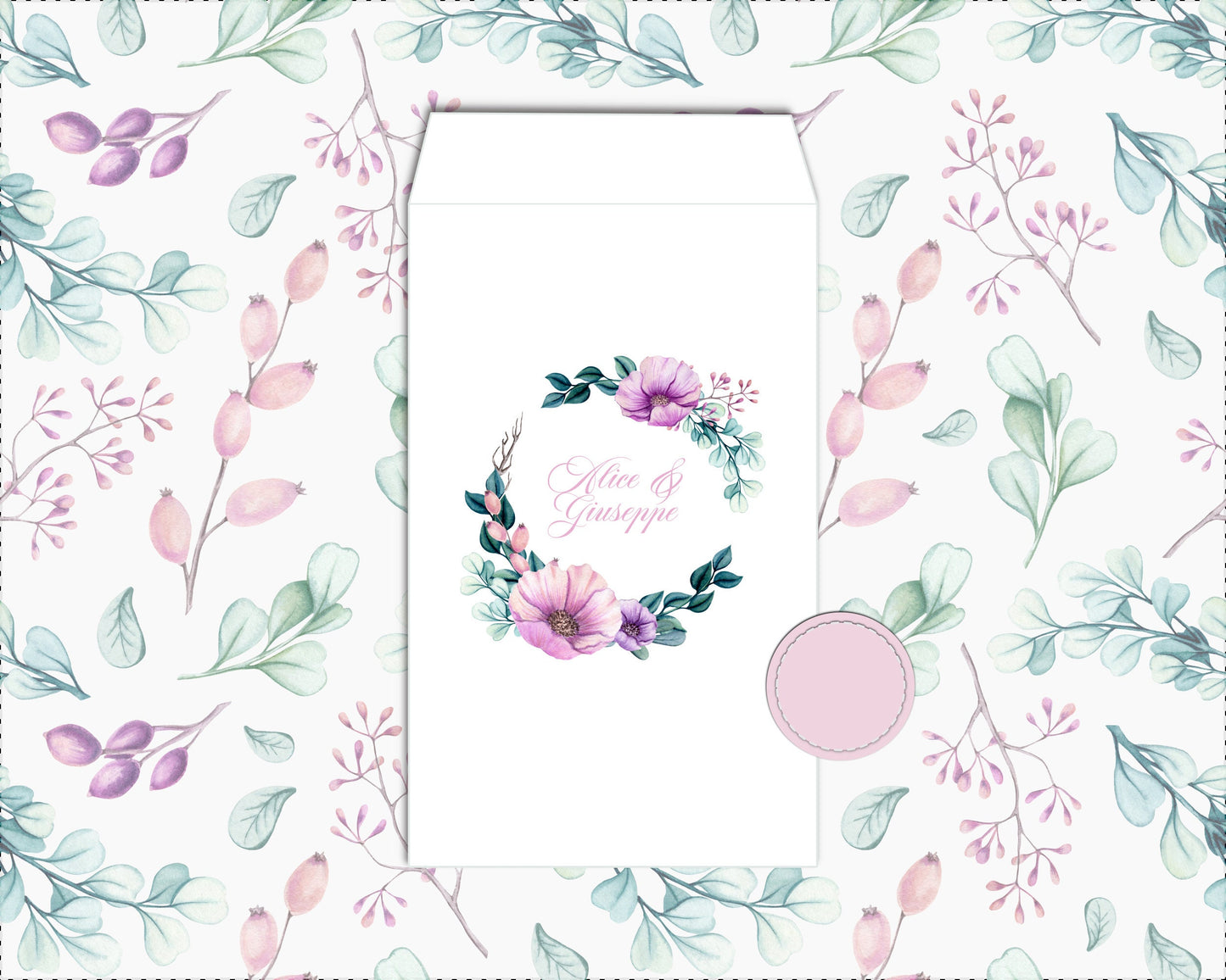 GoyStudio 50 sacchetti carta confetti personalizzabili. bustine bianche con stampa per matrimonio anniversario occasioni speciali