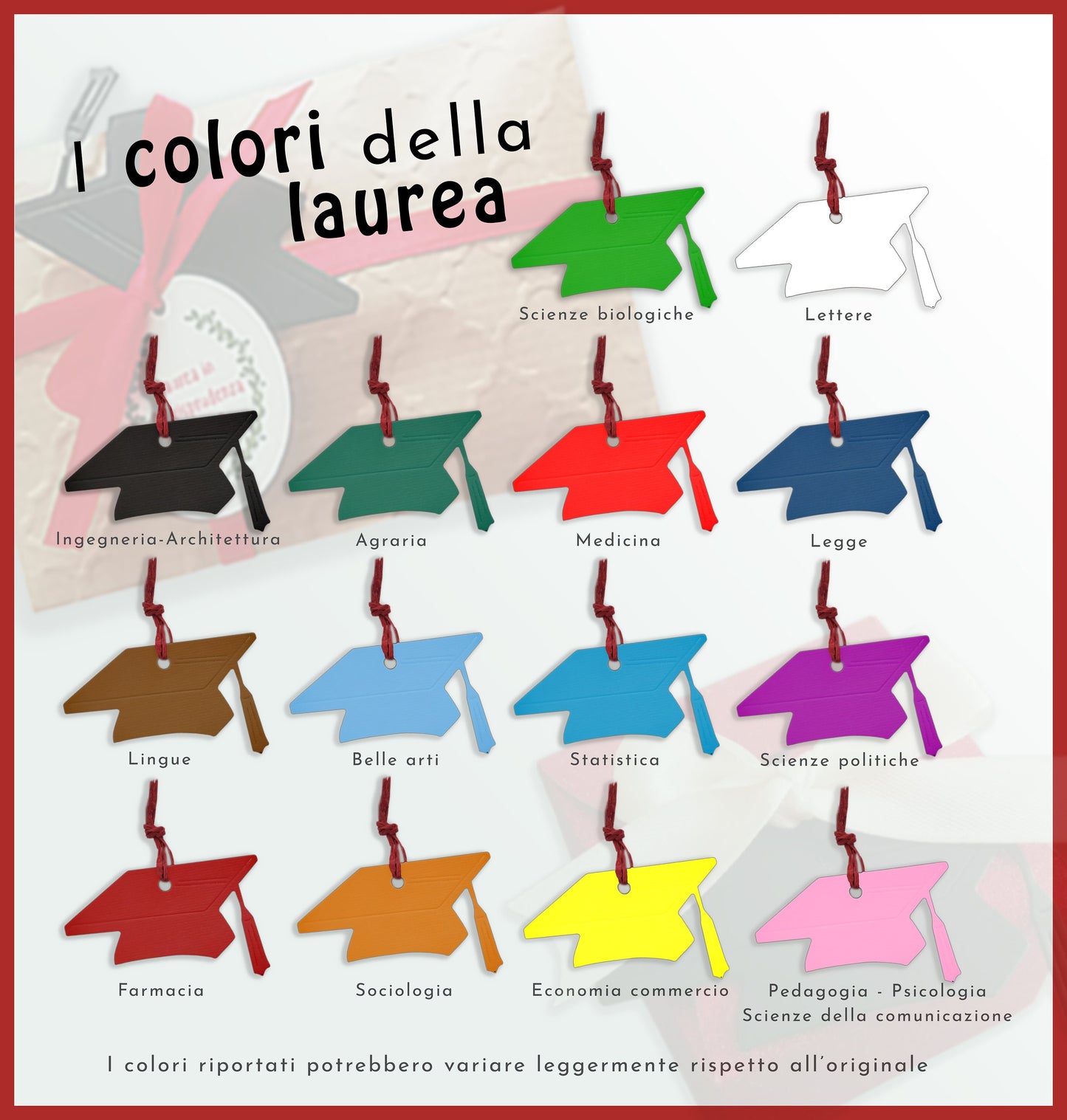 30 Sacchetti bomboniera laurea personalizzati con tocco  - Goystudio