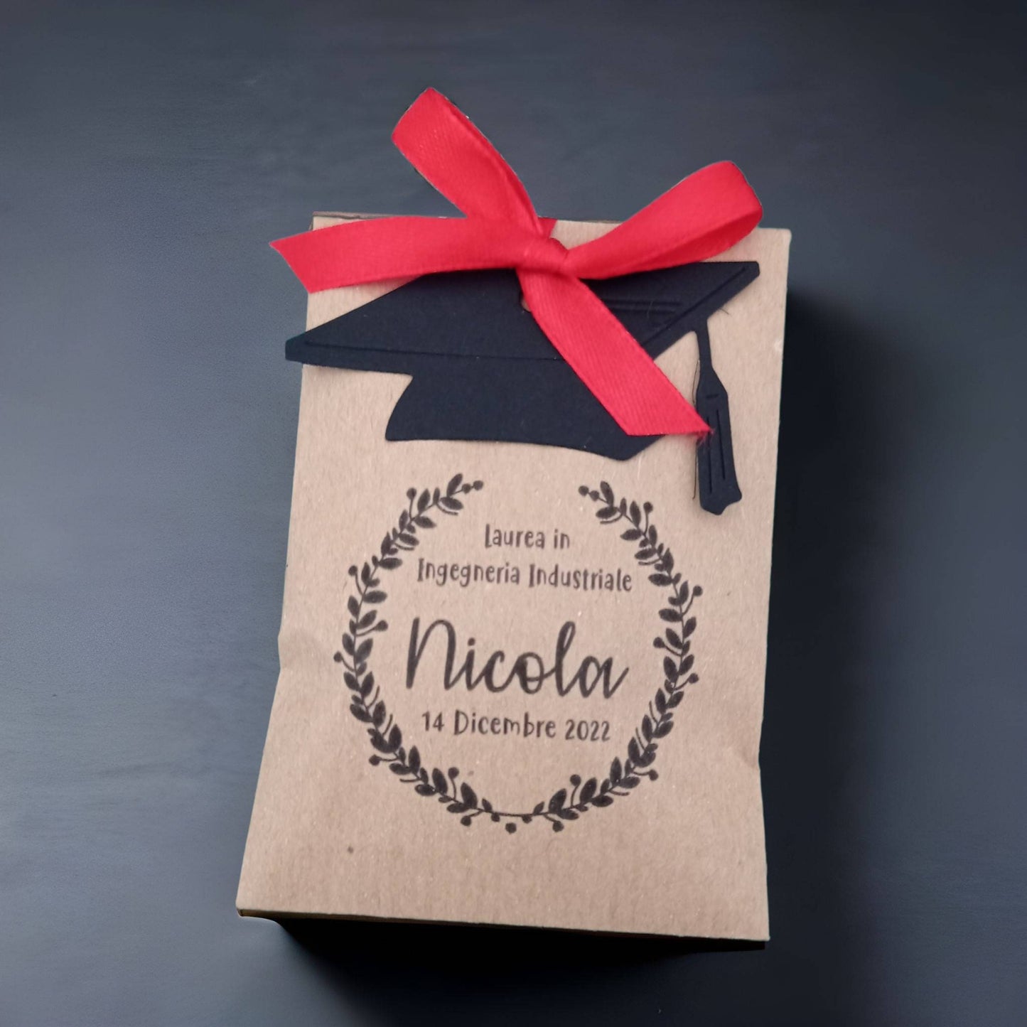 Goystudio 25 Sacchetti bomboniera Laurea Personalizzati