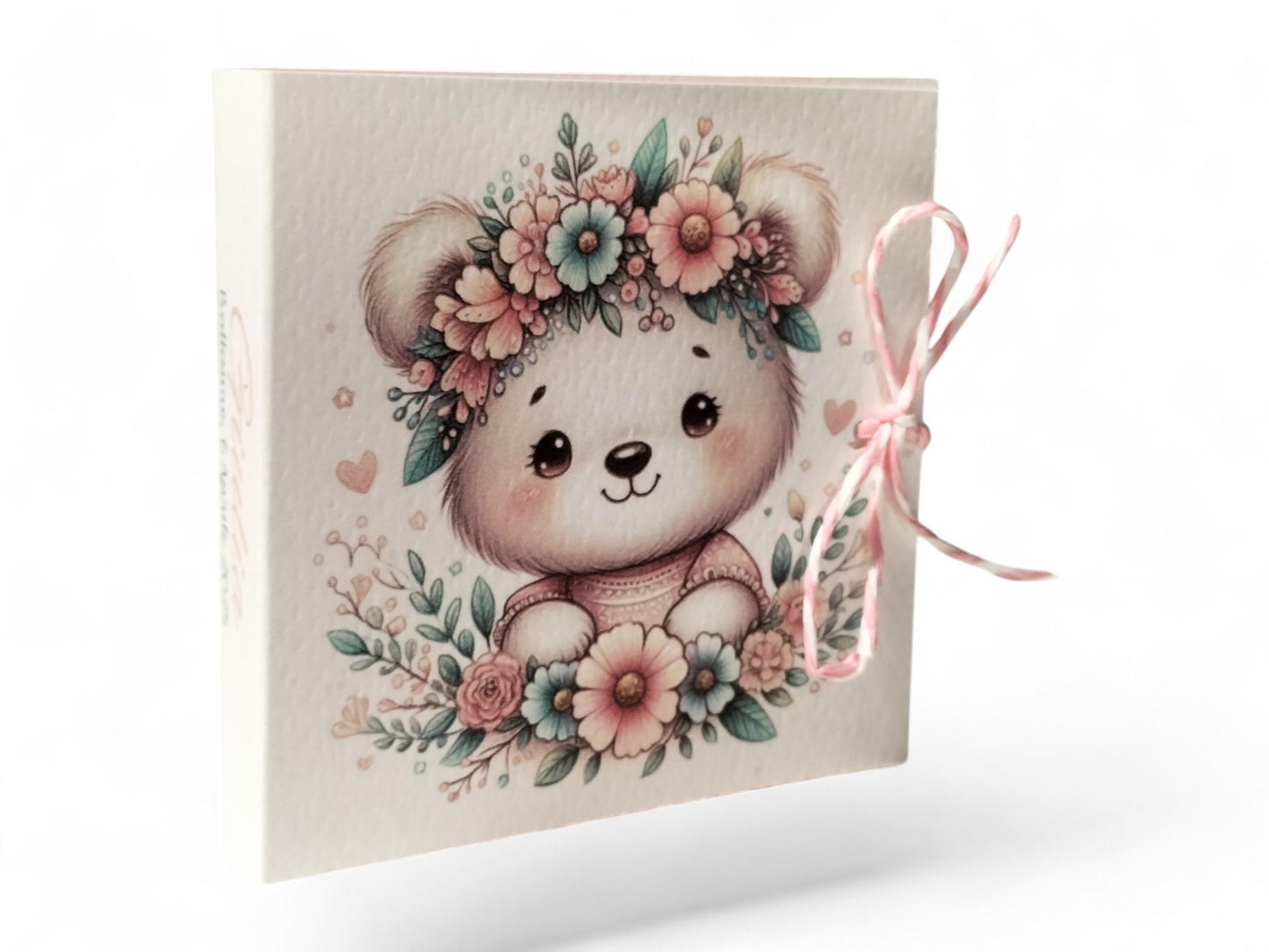 Set di Portaconfetti tema orsetto, battesimo e nascita bimba.