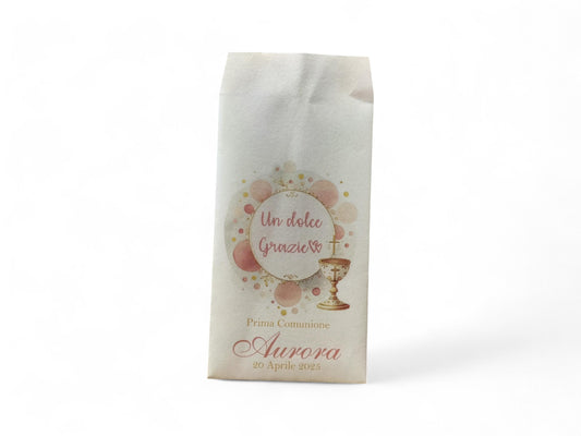 50 sacchetti portaconfetti confettata Prima comunione  bambina