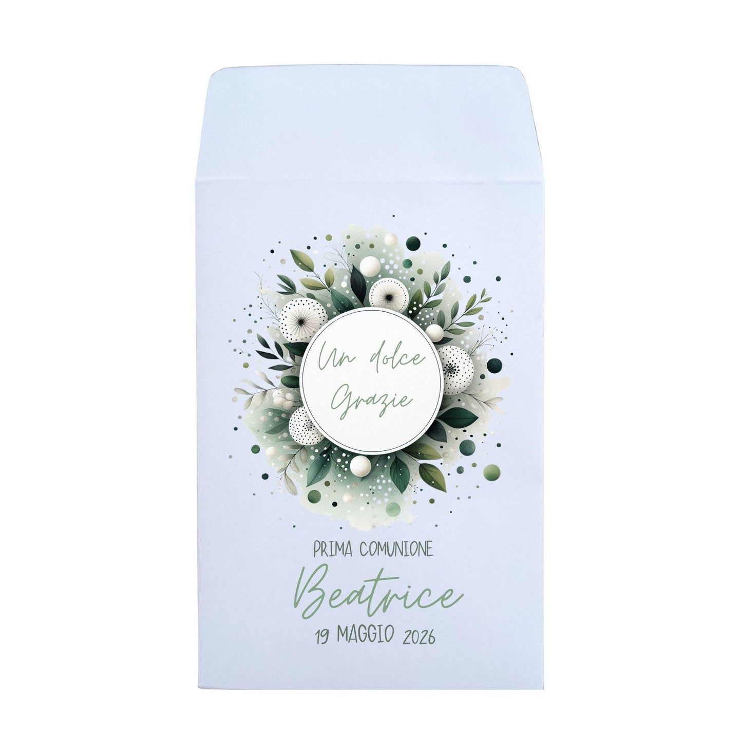 50 sacchetti carta personalizzati, confettata. Prima Comunione, bustine con  calici personalizzate.