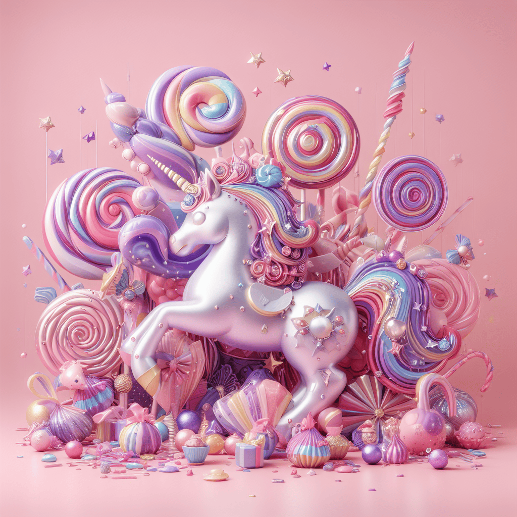 decorazione per festa a tema unicorno