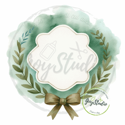 cornice ghirlanda scout cerimonia grafica digitale fiocco foglie promesse riconoscimenti