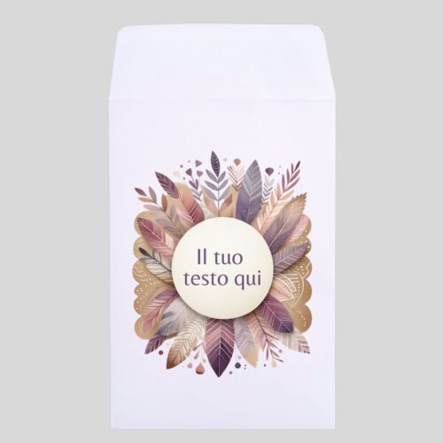 sacchetto carta testo personalizzato