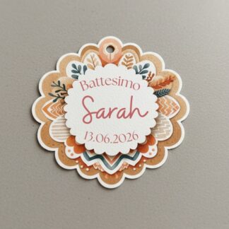 tag battesimo bambina boho